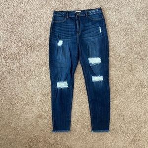 AP blue distressed jeans